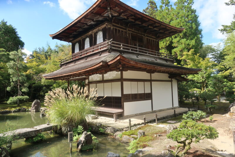 銀閣寺はとても小さな寺でした（笑）